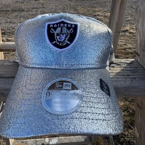 Raiders hat with lots of bling